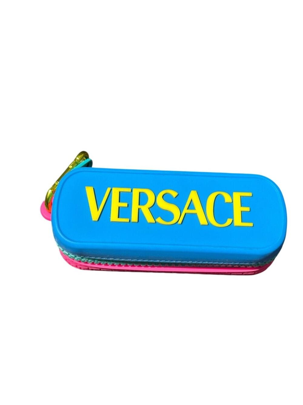 Versace Blue Pink Aqua Yellow Silicon Case